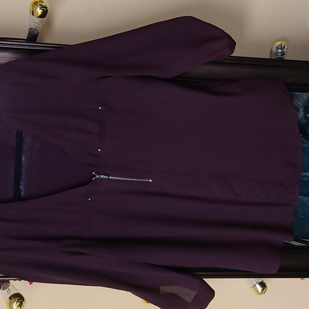 Maroon Pullover blouse